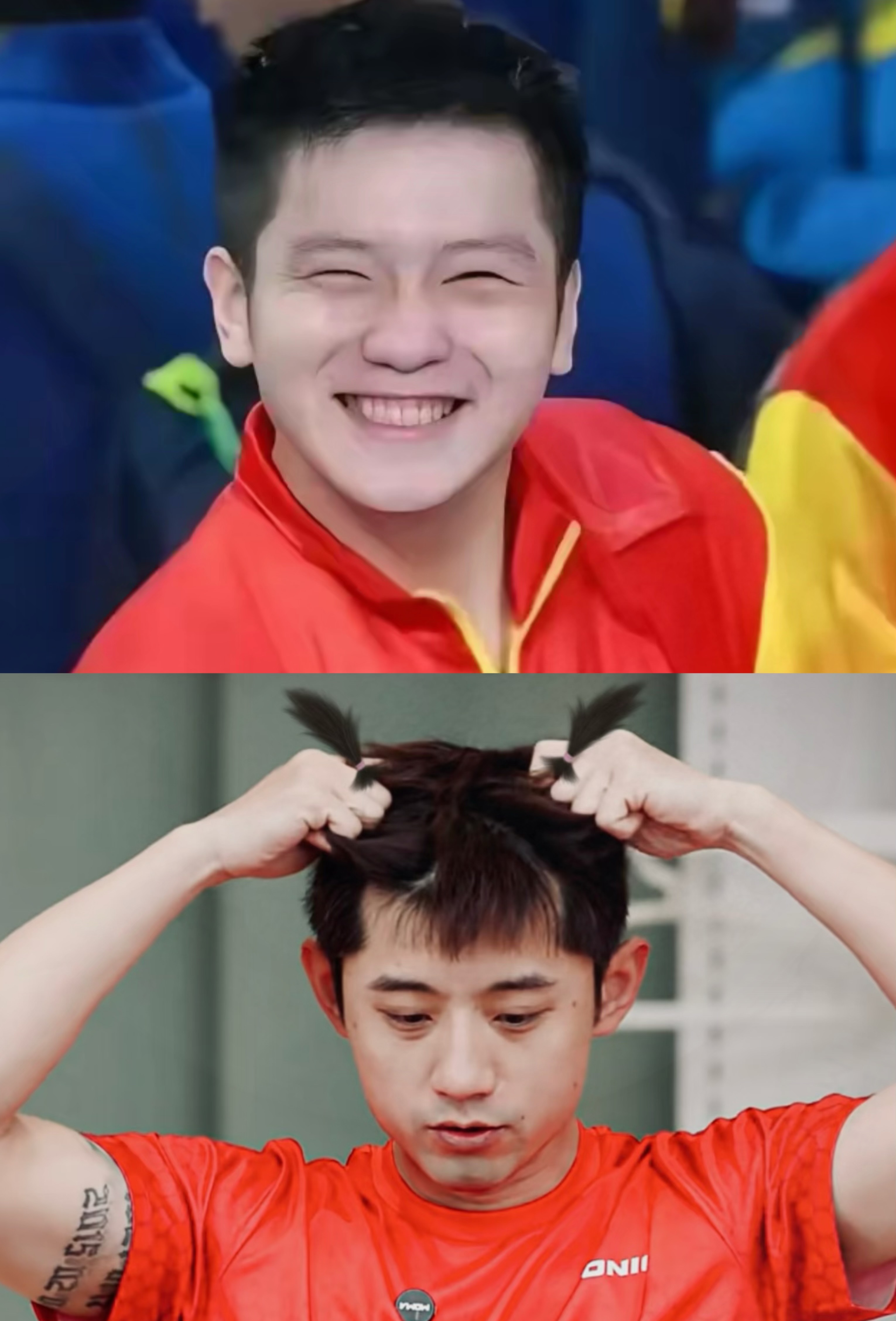 包含奥地利乒乓球队绝杀韩国乒乓球队，张继科完成帽子戏法的词条