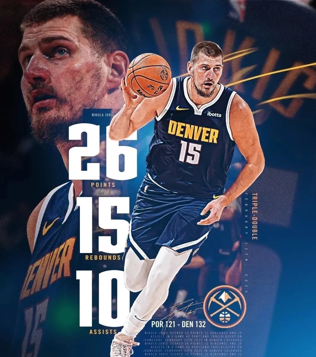 76人绝地反击希腊男篮，约基奇打破历史纪录